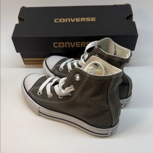 Converse Kids' Chuck Taylor All Star High Top Sneaker Size 12 Charcoal Color